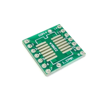 Макетная плата - адаптер MAKET-PCB-SO14xTSSOP14-DIP - 766078