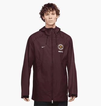 Куртка чоловіча Nike Sportswear Fc 22/23 Hooded Rain Jacket Brown L Коричневий DQ5202-652