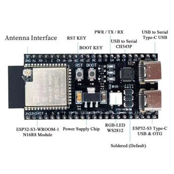 Плата розробника ESP32-S3 - 761676