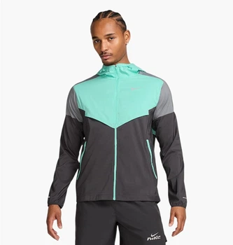 Ветровка мужскиая Nike Impossibly Light Windrunner Turquoise/Black L Чорний HV6521-313