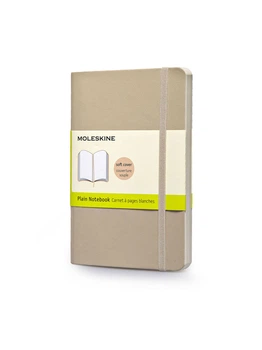 Блокнот Moleskine Classic карманный, Нелинованный Пшеничный Мягкий (QP613G4) 9788867323586