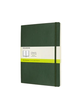 Записная книжка Moleskine Classic большая, Нелинованная Миртово-зеленая Мягкая (QP623K15) 8053853600066