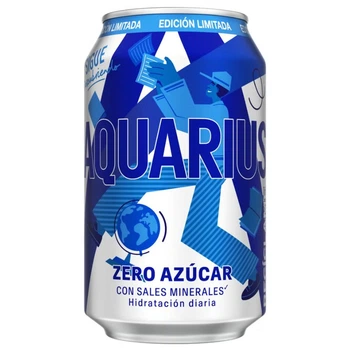 Спортивный изотонический напиток Aquarius Zero azúcar без сахара 0.33 л