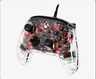 Геймпад HyperX Clutch Gladiate RGB для Xbox Series X|S / Xbox One / PC, проводной, USB-C, прозрачный
