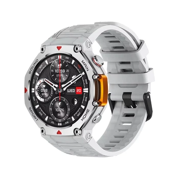 Смарт-годинник Modfit Navigator Al Gray-Silver з GPS, компасом та вологозахистом 5 ATM, Унісекс, Силікон