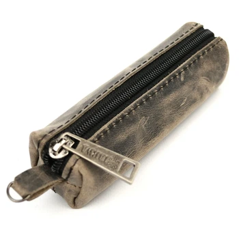 Ключница-тубус TARWA Cylinder RJ-cylin-001 из лошадиной кожи серая