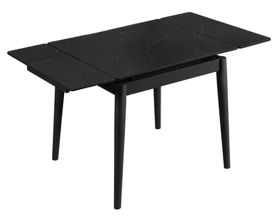 Стол раскладной ProDobro AVENTO CERAMIC 80(130)x80 керамика, черный
