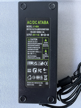 Блок питания адаптер в пластике ATABA 48v 4А (192w) с сетевым шнуром