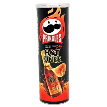 Чипсы Pringles Hot Ones Los Calientes Rojo Острые 156г