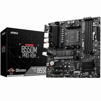 Материнская плата MSI B550M PRO-VDH (sAM4, AMD B550, DDR4, mATX)
