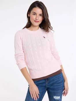 Джемпер жіночий U.S. Polo Assn 21W0006-EE00A(ICY BLUSH) S Пудровый (786662749098)