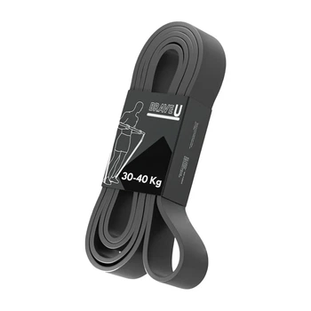 Эспандер ленточный Brave U Fitness Band чёрный нагрузка 30-40 кг