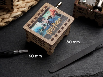 Шкатулка с музыкальным механизмом Harry Potter 6х5 см Бежевый (MZ-016-2)