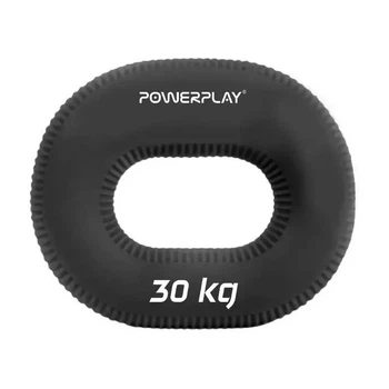 Еспандер кистьовий PowerPlay PP4336 силіконовий чорний 30 кг