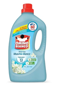 Гель для прання універсальний Omino Bianco Білий Мускус 60 прань 2,4л