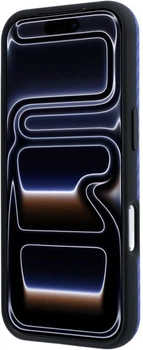 Etui BMW M Carbon Printed Ring MagSafe do iPhone 18 Pro Max / 17 Pro Max niebieskie (BMW001218)