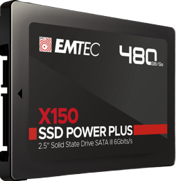 Dysk SSD Emtec X150 Power Plus 480GB 2.5" SATAIII 3D NAND (ECSSD480GX150)