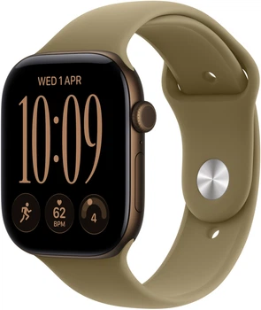 Смарт-часы Apple Watch Series 12 GPS 42mm Dark Bronze Aluminium Case with Olive Sport Band - S/M (MJEF4RK/A)