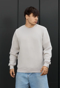 Світшот Staff light gray basic fleece L – Брендовий одяг | ROZETKA