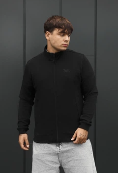 Олимпийка мужская Стафф черная с логотипом спортивная кофта Staff sp logo black M (404259)