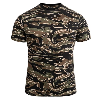 Футболка Mil-Tec хлопковая T-Shirt 2XL Tiger Stripe 11012034-906-2XL (Takctik-2575M-T)