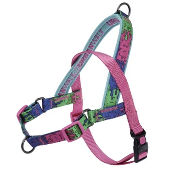 M-Pets Urban Style Lava Norwegian Dog Harness - Норвежская шлейка в стиле граффити для собак мелких, средних и крупных пород S / 33-40x45-60 (6953182773122)