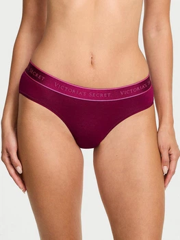 Трусики слипы женские хлопковые Victoria's Secret 27116066 XL Бордовые (995864327167)