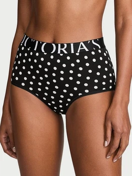 Трусики слипы женские хлопковые Victoria's Secret 27273311 XS Черные (2365598561)