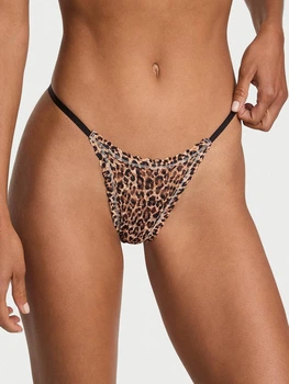 Трусики стринги жіночі Victoria's Secret 27066106 S Коричневі (28211568952)