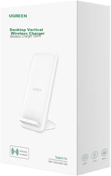 Зарядное устройство UGREEN беспроводное 15Вт, для iPhone/Huawei/наушников