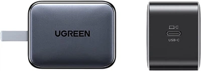 Зарядное устройство UGREEN GaN 65 Вт Type-C, PD 45 Вт, для iPhone 17, Samsung, Huawei, MacBook Pro