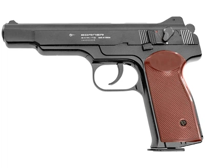 Пневматичний пістолет Borner APS-M 4.5мм — металева копія Стечкіна з магазином на 22 кулі