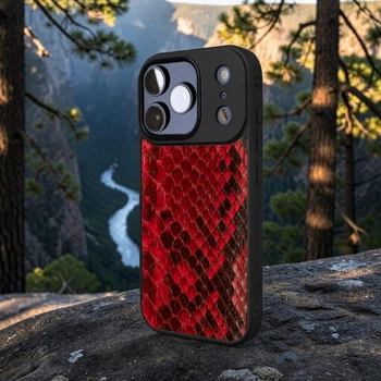 Накладка SkinBacker Mini Python Scales для Apple iPhone 17 Pro Красный (80710)