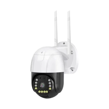 Камера видеонаблюдения уличная поворотная WiFi 355° 3MP с ночным видением для дома двора