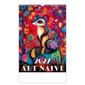 Календар настінний Helma 2027 Art Naive, 31,5x45 см (N150-27)