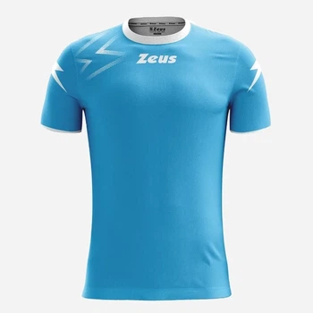 Футболка спортивная длинная мужская Zeus Shirt Mida Z01241 2XL Голубая (8051565135876)