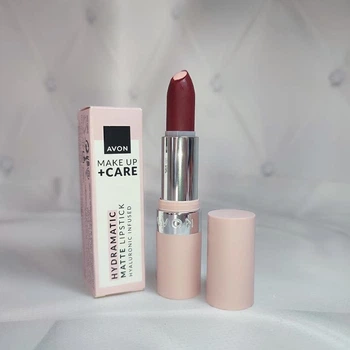 Матовая губная помада с гиалуроновой кислотой Avon «Супер Увлажнение» Гранатовий/HYDRA GARNET