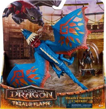 Ігровий набір Dreamworks Dragons Як приборкати дракона Смертоносний Змійовик та вершниця Астрід (6075558)