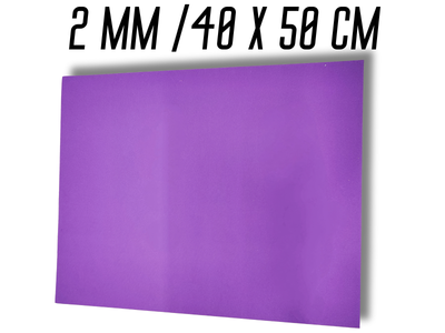 Фоамиран FROM FACTORY матовый 2мм/40х50см Фиолетовый