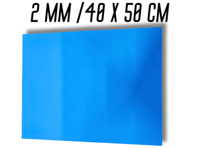 Фоамиран FROM FACTORY матовый 2мм/40х50см Голубой