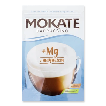 Напій кавовий Mokate Капучино + Магній 110 г (Польща)