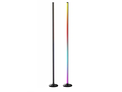 Светодиодный напольный угловой RGB торшер Luxel 175-260В 24Вт IP20 (LRGB-01)