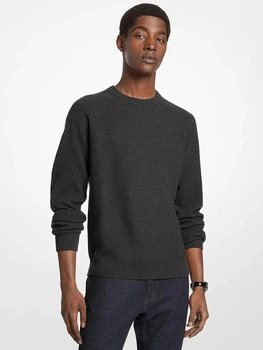 Джемпер чоловічий Michael Kors Wool Blend Crewneck Sweater OF560DUH4X2 XL Чорний (198912250597)