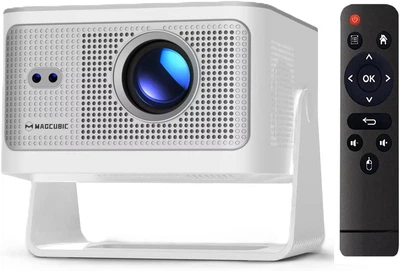 Портативный смарт-проектор HY350 Max Allwinner H726 Android 14900 ANSI Full HD 1080P Wi-Fi 6 Bluetooth 5.4 автофокус 360°