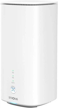 5G Wi-Fi роутер STRONG AX3000 / Wi-Fi 6 / 5G / NanoSIM / 2 порти LAN / RJ11 / White (102277369) - Б/В