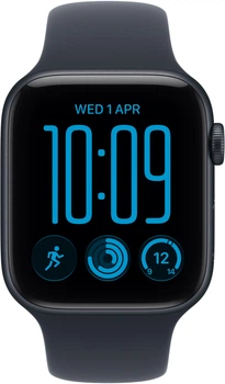Смарт-часы Apple Watch SE 3 (2026) GPS + Cellular 44mm Midnight Aluminium Case with Navy Blue Sport Band - S/M (MJLQ4RK/A)
