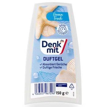 Гель-освежитель воздуха DenkMit Ocean Fresh с эффектом устранения запахов, 150 г