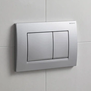 Клавіша змиву Geberit Delta20 square 115.137.46.1 матовий хром