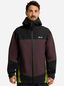 Спортивная ветровка мужская Jack Wolfskin Rockpaw 3L Jkt M A65875-I0159 XL Фиолетовая (4064886781466)