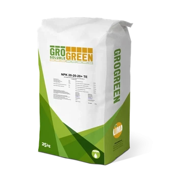 Добриво GroGreen NPK 20-20-20 + TE мінеральне 25 кг
